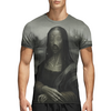 Заказать спортивные футболки в Москве. Спортивная футболка 3D Мона изменение от Дана Столыпина - готовые дизайны и нанесение принтов.