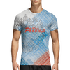 Заказать спортивные футболки в Москве. Спортивная футболка 3D Моя Россия.  от Zorgo-Art  - готовые дизайны и нанесение принтов.