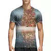 Заказать спортивные футболки в Москве. Спортивная футболка 3D Новогодний арт от Anstey  - готовые дизайны и нанесение принтов.