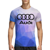 Заказать спортивные футболки в Москве. Спортивная футболка 3D  Авто Audi от THE_NISE  - готовые дизайны и нанесение принтов.