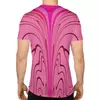Заказать спортивные футболки в Москве. Спортивная футболка 3D Розовые волны от Alexey Evsyunin - готовые дизайны и нанесение принтов.