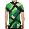 Заказать спортивные футболки в Москве. Спортивная футболка 3D Зеленая абстракция от IrinkaArt  - готовые дизайны и нанесение принтов.