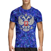Заказать спортивные футболки в Москве. Спортивная футболка 3D Россия от THE_NISE  - готовые дизайны и нанесение принтов.