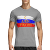 Заказать спортивные футболки в Москве. Спортивная футболка 3D С днем России! от FireFoxa - готовые дизайны и нанесение принтов.