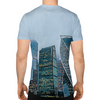 Заказать спортивные футболки в Москве. Спортивная футболка 3D Большой город. от Eva De Peron.  - готовые дизайны и нанесение принтов.