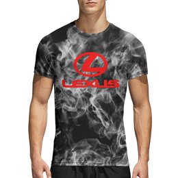 Заказать спортивные футболки в Москве. Спортивная футболка 3D Lexus от THE_NISE  - готовые дизайны и нанесение принтов.