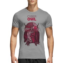 Заказать спортивные футболки в Москве. Спортивная футболка 3D Cyber Owl от Leichenwagen - готовые дизайны и нанесение принтов.