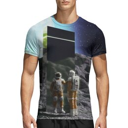 Заказать спортивные футболки в Москве. Спортивная футболка 3D Первый Контакт от Дана Столыпина - готовые дизайны и нанесение принтов.