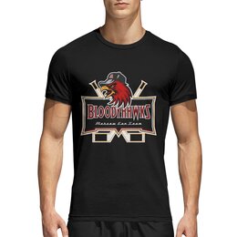 Заказать спортивные футболки в Москве. Спортивная футболка 3D BloodyHawks от Рустам Юсупов - готовые дизайны и нанесение принтов.