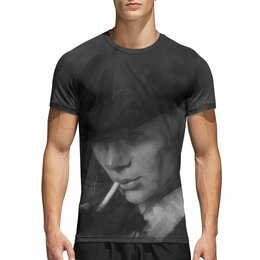 Заказать спортивные футболки в Москве. Спортивная футболка 3D Tommy Shelby - Острые козырьки от Дана Столыпина - готовые дизайны и нанесение принтов.