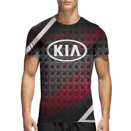 Заказать спортивные футболки в Москве. Спортивная футболка 3D Авто KIA от THE_NISE  - готовые дизайны и нанесение принтов.