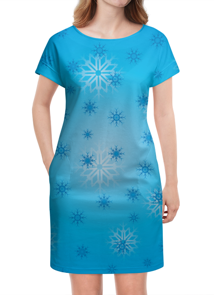 Заказать платье в Москве. Платье летнее Снежинка от valezar - готовые дизайны и нанесение принтов.
