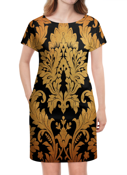 Заказать платье в Москве. Платье летнее Желтые листья от THE_NISE  - готовые дизайны и нанесение принтов.