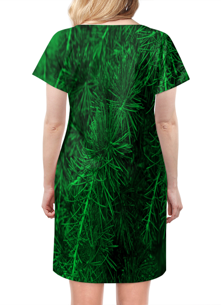 Заказать платье в Москве. Платье летнее Зеленая ель от THE_NISE  - готовые дизайны и нанесение принтов.