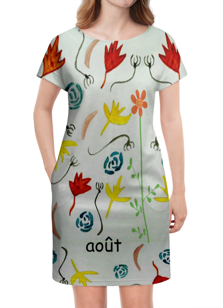 Заказать платье в Москве. Платье летнее Август от mrs-snit@yandex.ru - готовые дизайны и нанесение принтов.