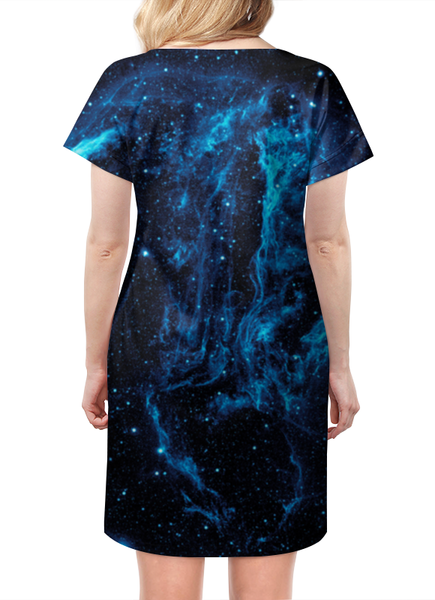 Заказать платье в Москве. Платье летнее Галактическое путешествие от The Spaceway  - готовые дизайны и нанесение принтов.