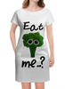 Заказать платье в Москве. Платье летнее Eat me..? от FireFoxa - готовые дизайны и нанесение принтов.