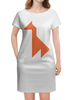 Заказать платье в Москве. Платье летнее Оранжевый жираф танграм от namormai@mail.ru - готовые дизайны и нанесение принтов.