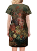 Заказать платье в Москве. Платье летнее Цветы (Ян ван Хёйсум) от trend - готовые дизайны и нанесение принтов.
