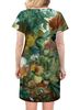 Заказать платье в Москве. Платье летнее Фрукты и цветы (Ян ван Хёйсум) от trend - готовые дизайны и нанесение принтов.