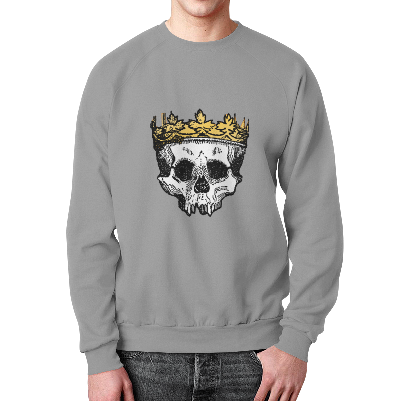 Printio Свитшот мужской с полной запечаткой Череп