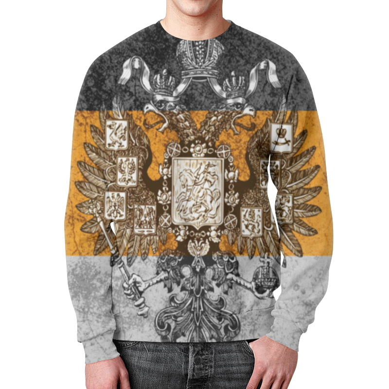 Printio Свитшот мужской с полной запечаткой Россия