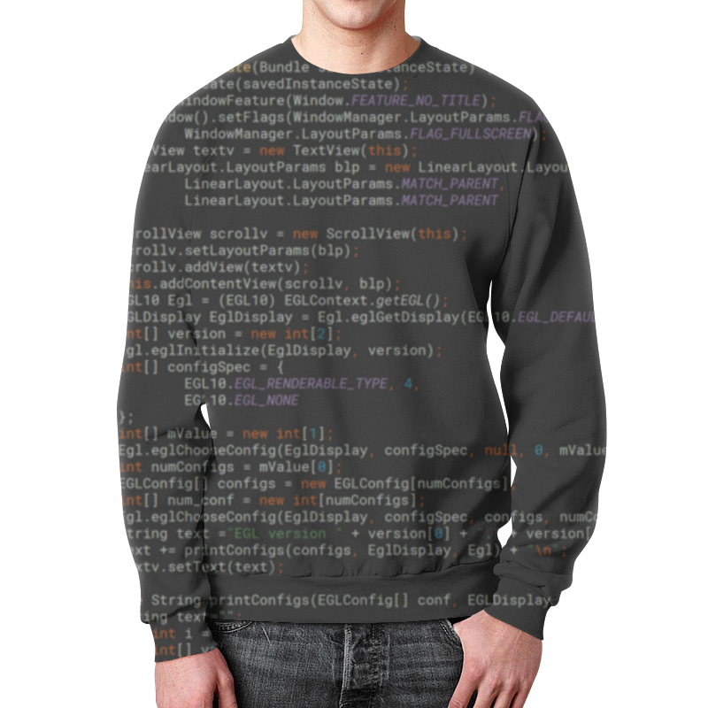 printio свитшот мужской с полной запечаткой программный код Printio Свитшот мужской с полной запечаткой Программный код