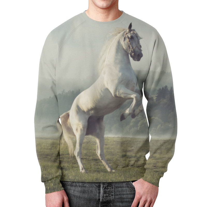 Printio Свитшот мужской с полной запечаткой Лошадь printio свитшот мужской с полной запечаткой огненная лошадь