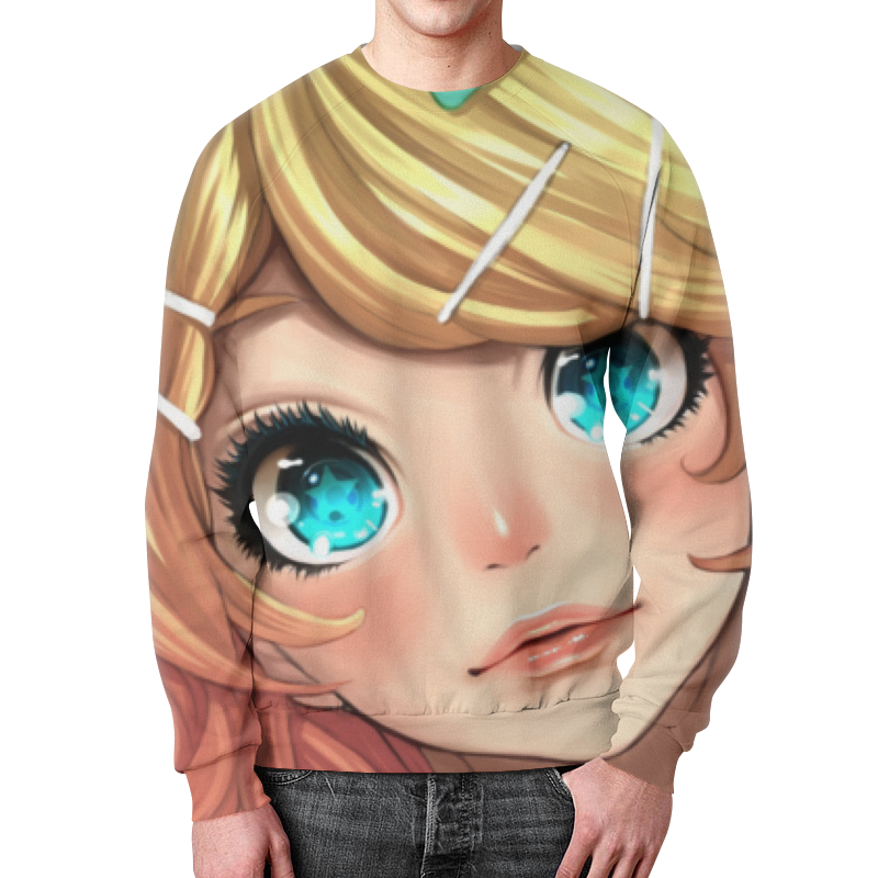 Printio Свитшот мужской с полной запечаткой Anime girls printio футболка с полной запечаткой женская anime girls