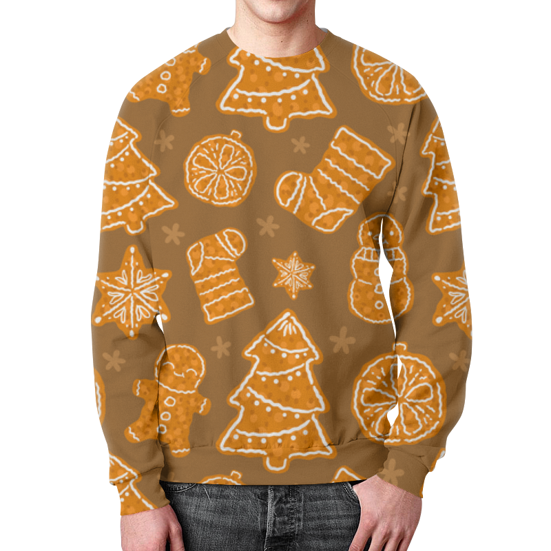 Printio Свитшот мужской с полной запечаткой Christmas dessert printio футболка с полной запечаткой для мальчиков снеговички и звезды