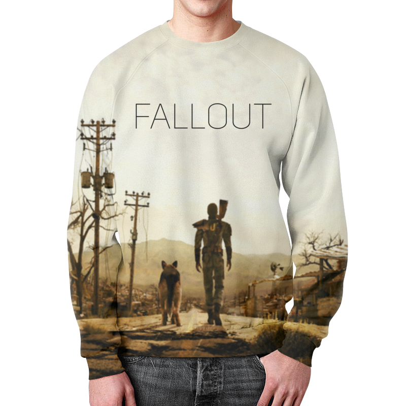 Printio Свитшот мужской с полной запечаткой Fallout