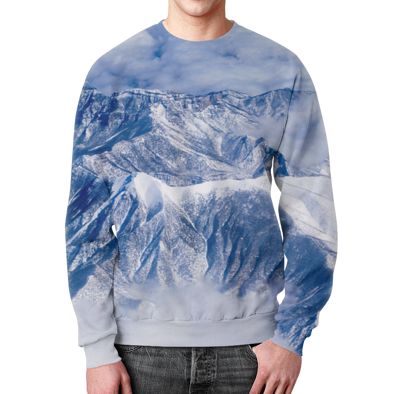 Printio Свитшот мужской с полной запечаткой Снежные горы printio свитшот мужской с полной запечаткой снежные скалы