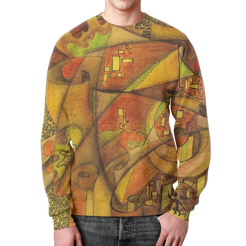 Printio Свитшот мужской с полной запечаткой Восприятие осени