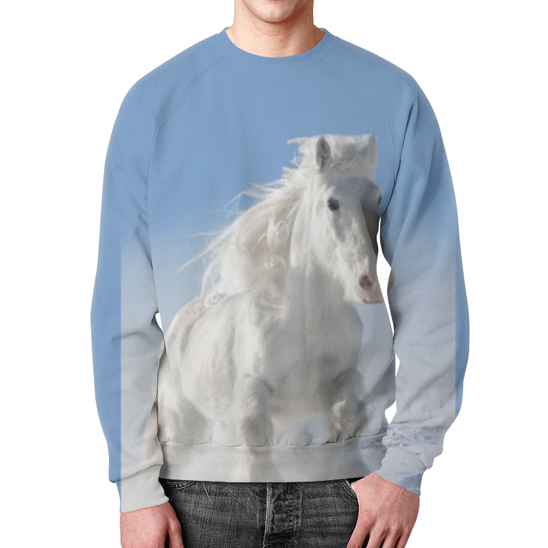 Printio Свитшот мужской с полной запечаткой Лошадь printio свитшот мужской с полной запечаткой огненная лошадь