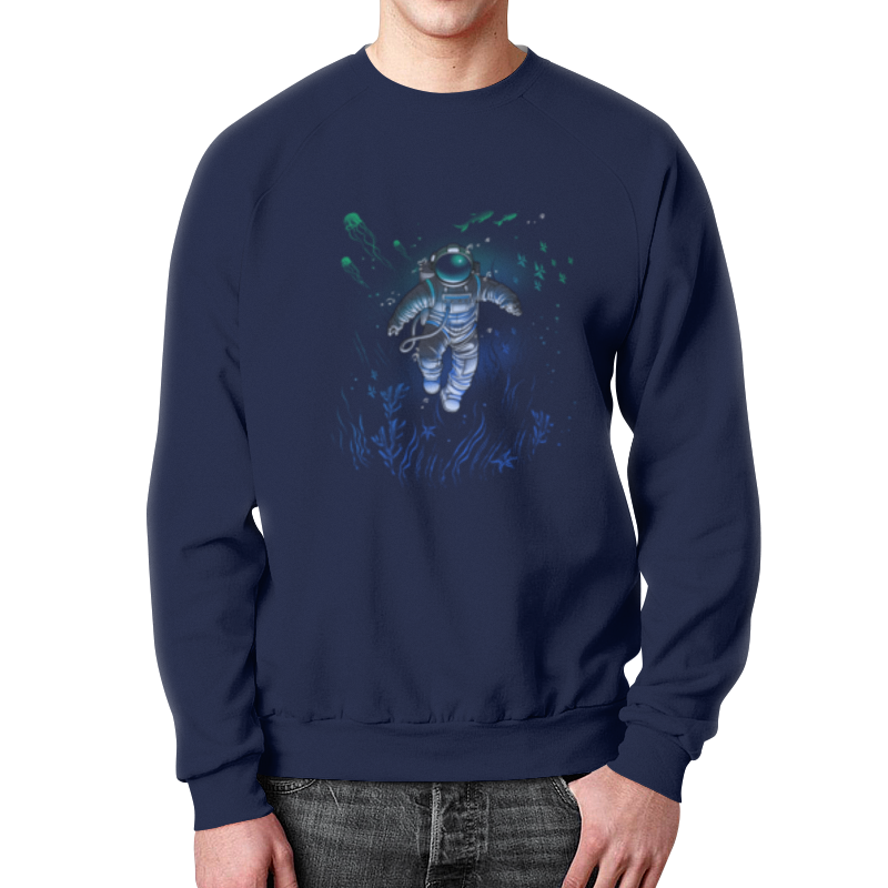 Printio Свитшот мужской с полной запечаткой Космическая глубина printio футболка с полной запечаткой женская космическая глубина
