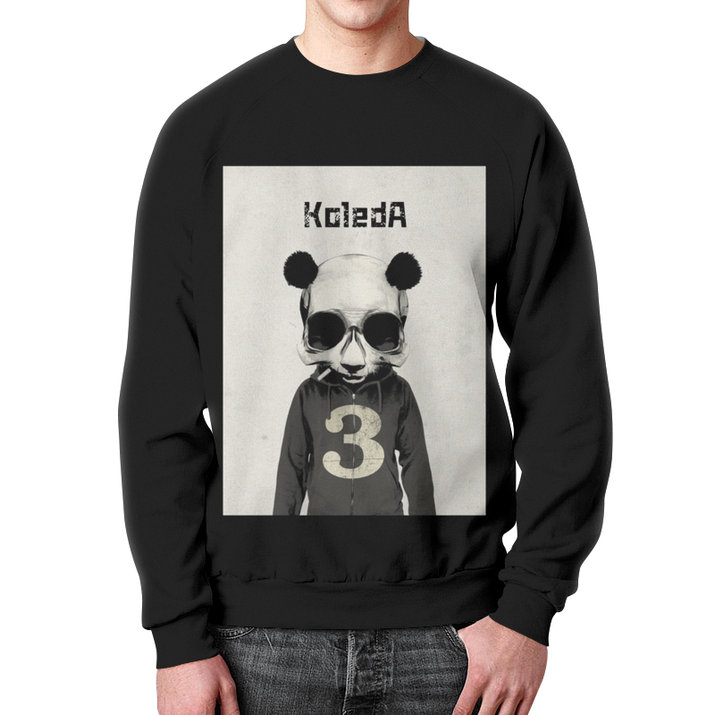 printio свитшот мужской с полной запечаткой панда panda Printio Свитшот мужской с полной запечаткой Panda