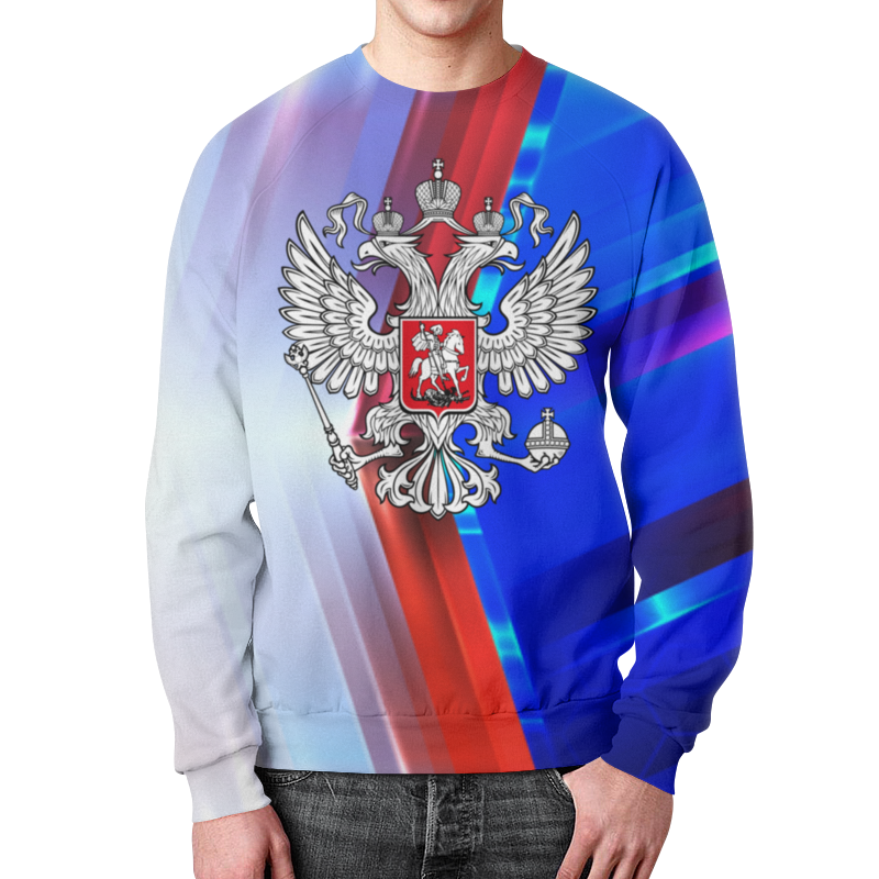 Printio Свитшот мужской с полной запечаткой Russia printio свитшот мужской с полной запечаткой россия russia