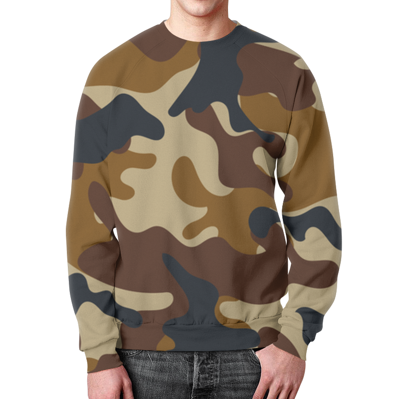 Printio Свитшот мужской с полной запечаткой Камуфляж