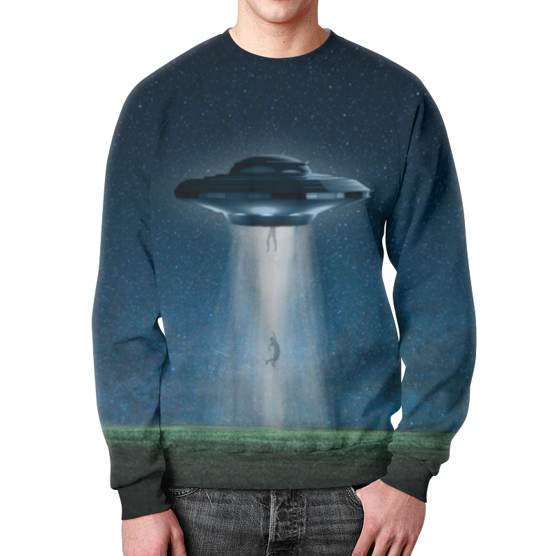 Printio Свитшот мужской с полной запечаткой Нло космос printio футболка с полной запечаткой мужская нло космос