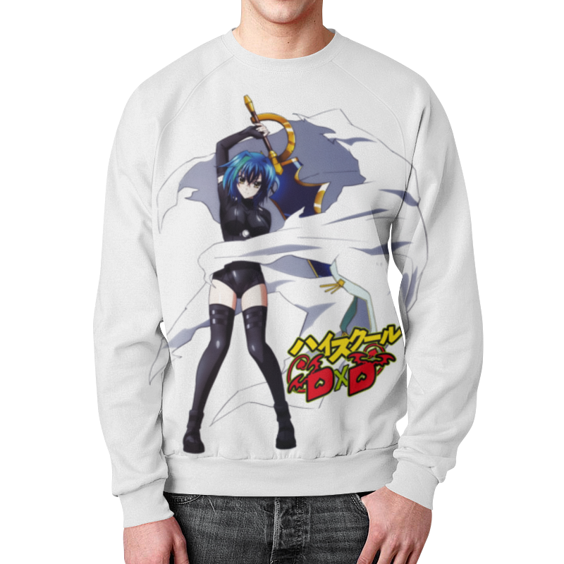 Printio Свитшот мужской с полной запечаткой High school dxd