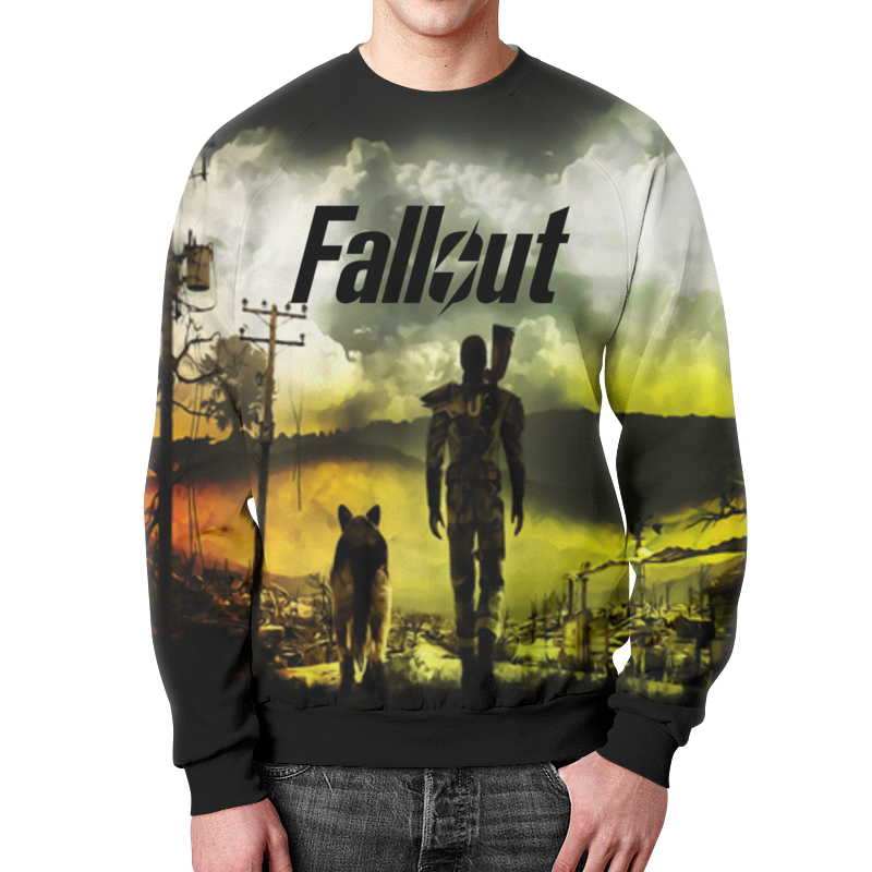 Printio Свитшот мужской с полной запечаткой Fallout printio свитшот мужской с полной запечаткой fallout wasteland academy