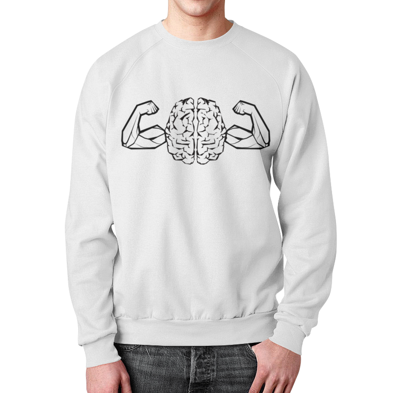 Printio Свитшот мужской с полной запечаткой Мозг сила printio футболка с полной запечаткой мужская мозг сила