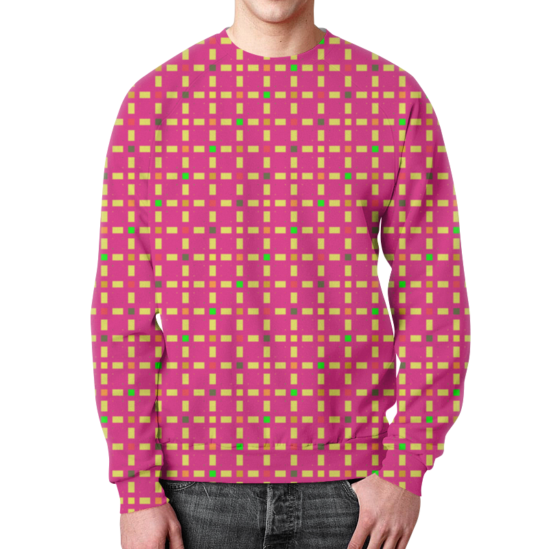 Printio Свитшот мужской с полной запечаткой Розовый узор printio свитшот мужской с полной запечаткой темный геометрический узор