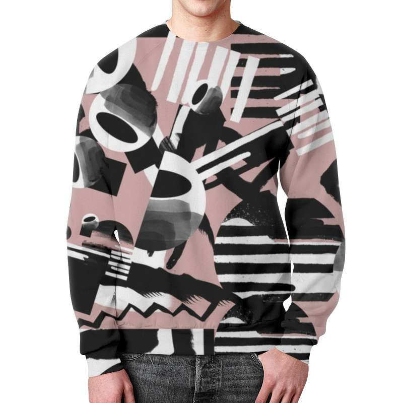 Printio Свитшот мужской с полной запечаткой Авторский стиль