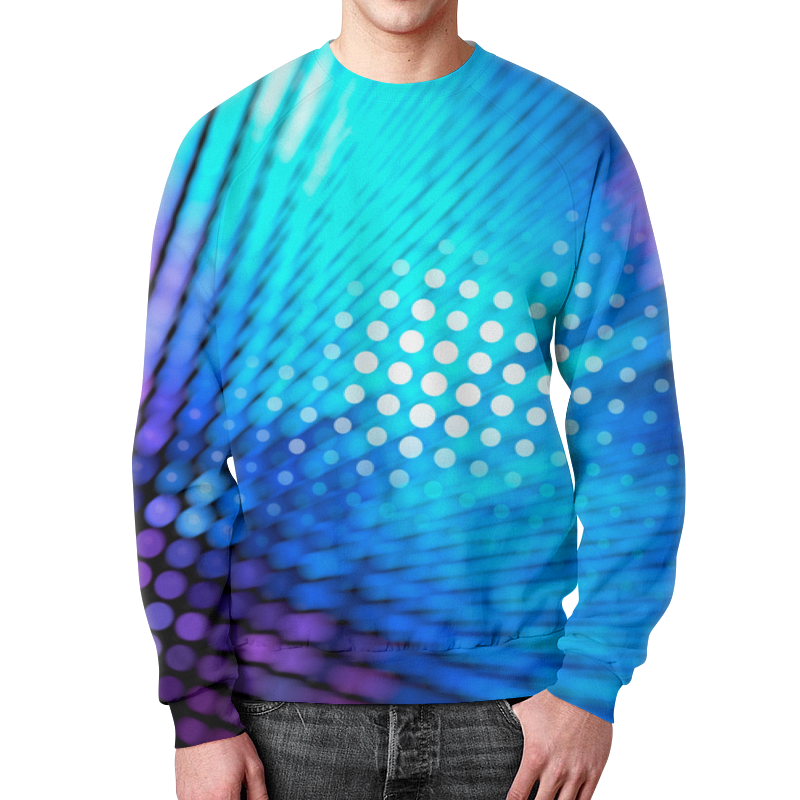 Printio Свитшот мужской с полной запечаткой Абстрактный узор