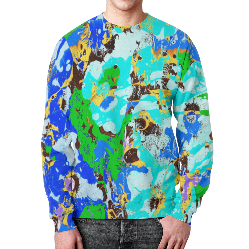 Printio Свитшот мужской с полной запечаткой Авторский стиль
