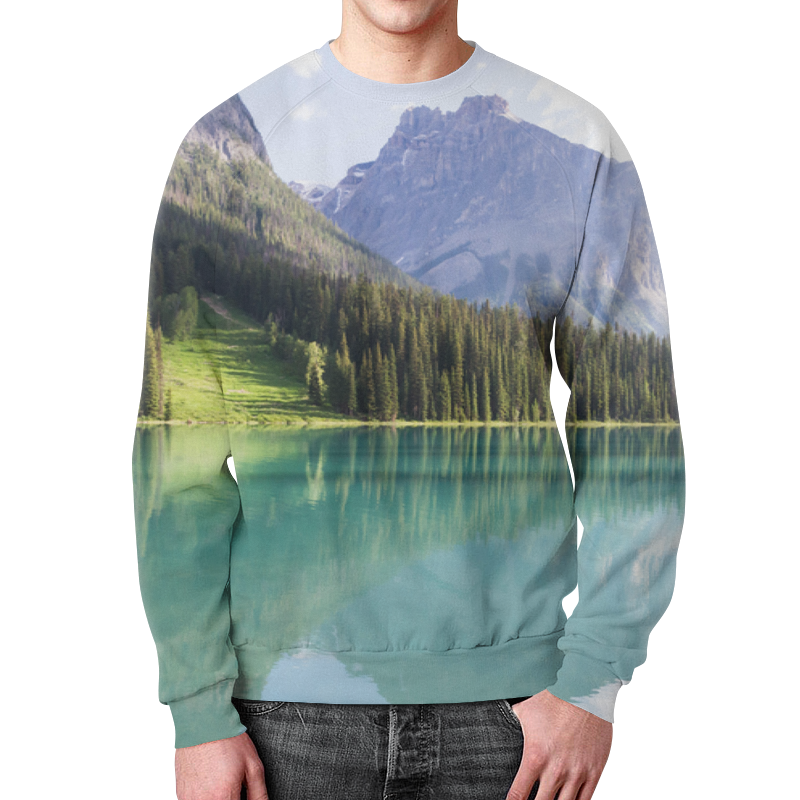 Printio Свитшот мужской с полной запечаткой Прозрачное озеро printio футболка с полной запечаткой женская прозрачное озеро