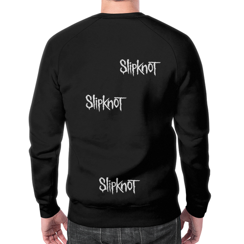Заказать свитшот в Москве. Свитшот мужской с полной запечаткой Slipknot от Vladec11 - готовые дизайны и нанесение принтов.