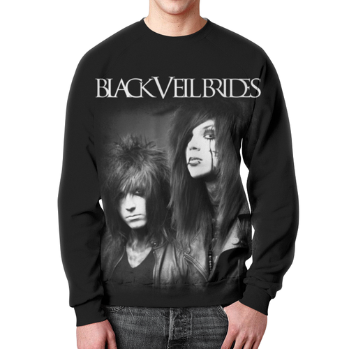 Заказать свитшот в Москве. Свитшот мужской с полной запечаткой Black Veil Brides от geekbox - готовые дизайны и нанесение принтов.