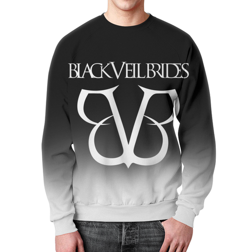 Заказать свитшот в Москве. Свитшот мужской с полной запечаткой Black Veil Brides от geekbox - готовые дизайны и нанесение принтов.